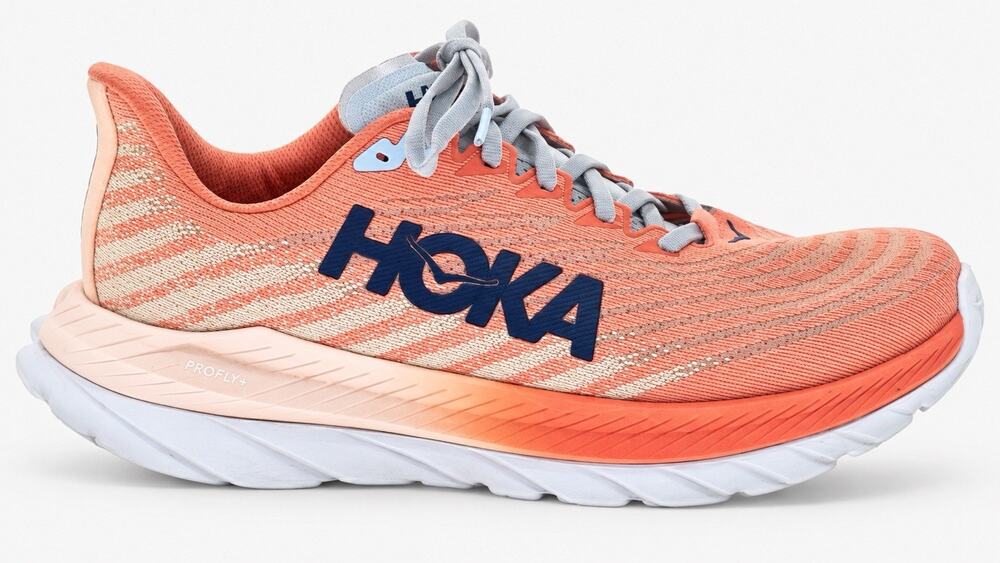HOKA Women’s Size 8 Coral Orange Running/Walking Shoes PROFLY+ Athletic Sneakers